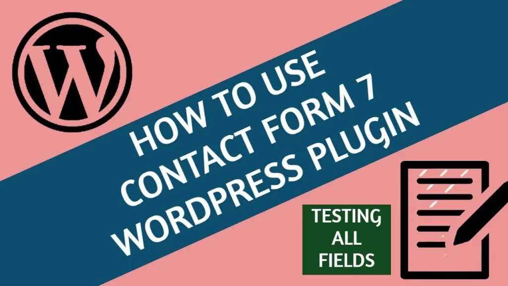 how to use contact form 7 in WordPress website