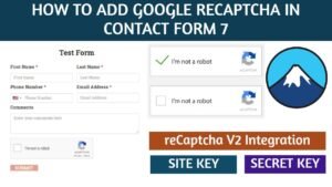 How to add reCaptcha in contact form 7