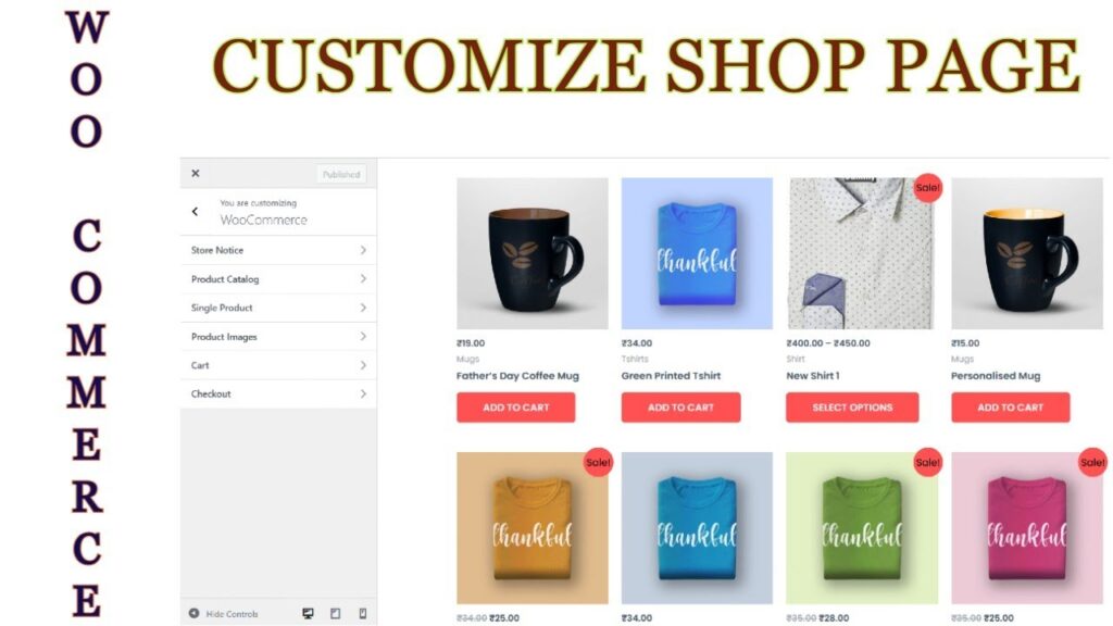 how to customize shop page in Astra theme