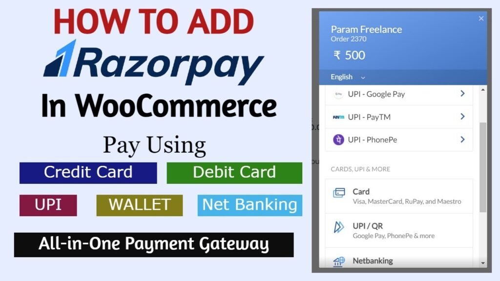 How to add RazorPay in WooCommerce