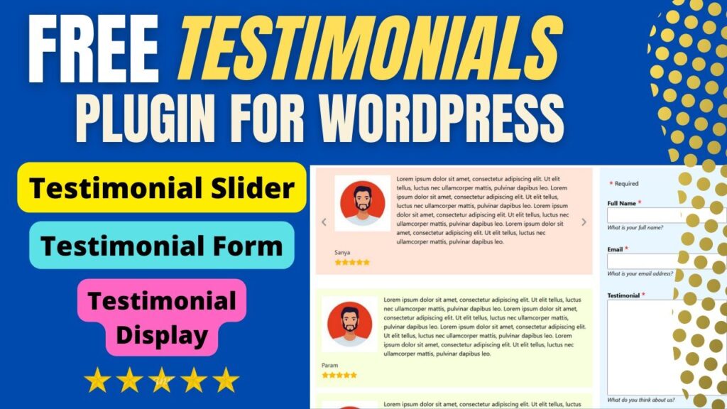 Free Strong Testimonials plugin for WordPress