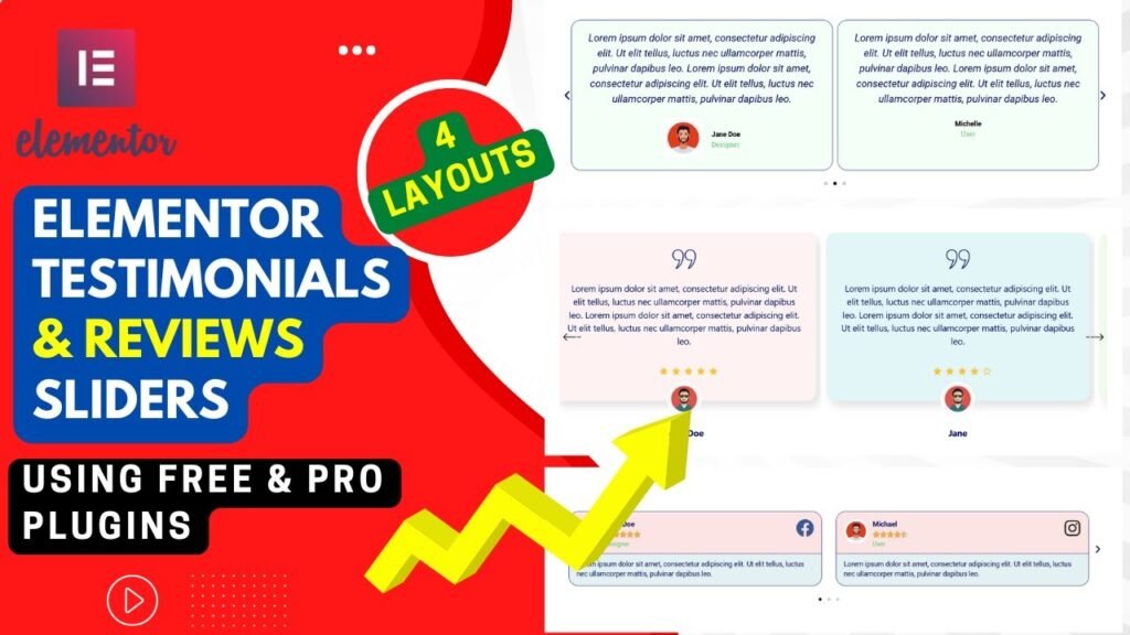 How to create Testimonial slider in Elementor