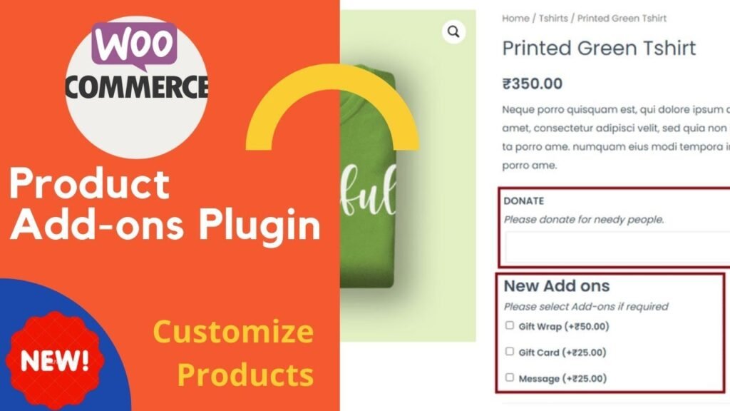 How to create product add-ons in WooCommerce website?