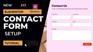 How to Use Elementor Pro Contact Form