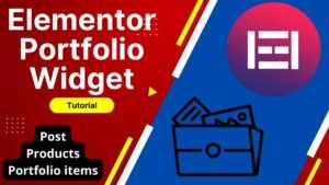 How to use Elementor Portfolio Widget