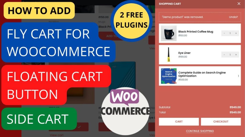 How to add Floating cart in WooCommerce website