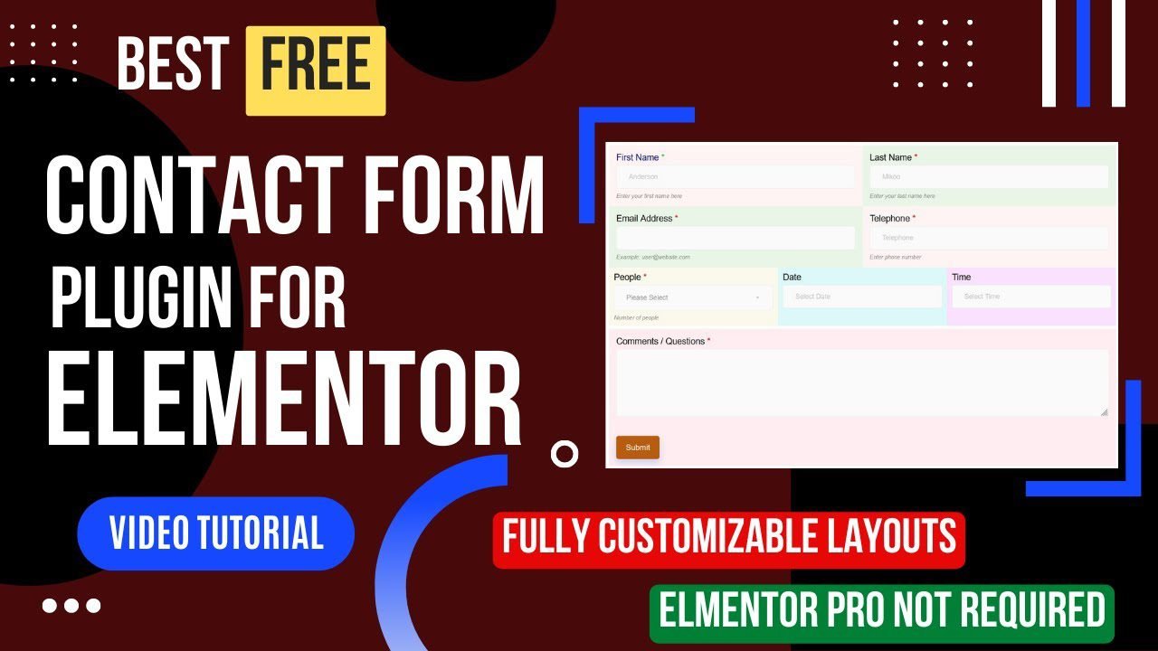 MetForm - Free Contact Form Plugin for Elementor