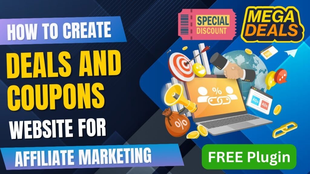How to create deals and Coupond website in WordPress usng free plugin