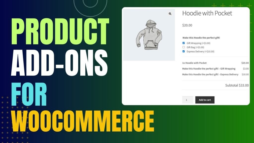 Product Add-Ons for WooCommerce