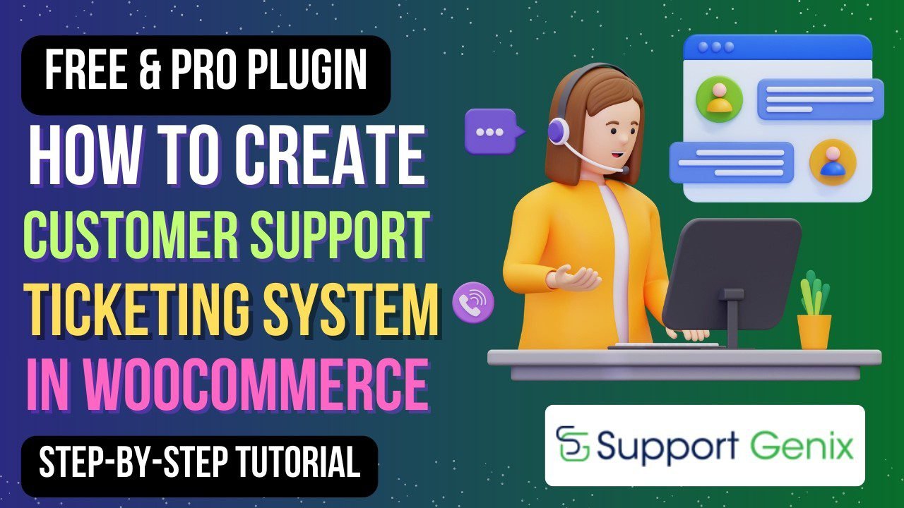 Customer Support Ticketing System in WooCommerce