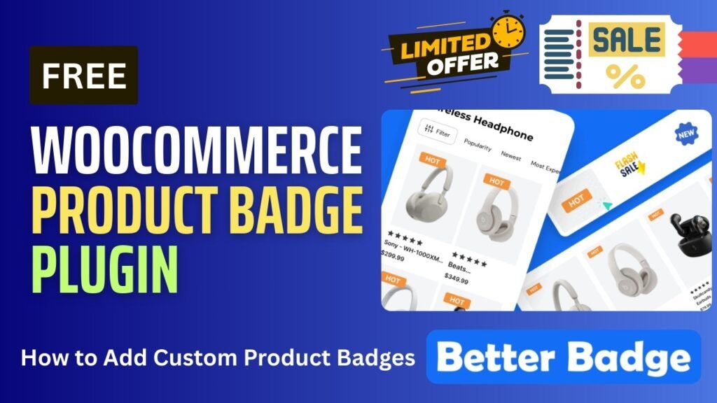 FREE WooCommerce Product Badge Plugin