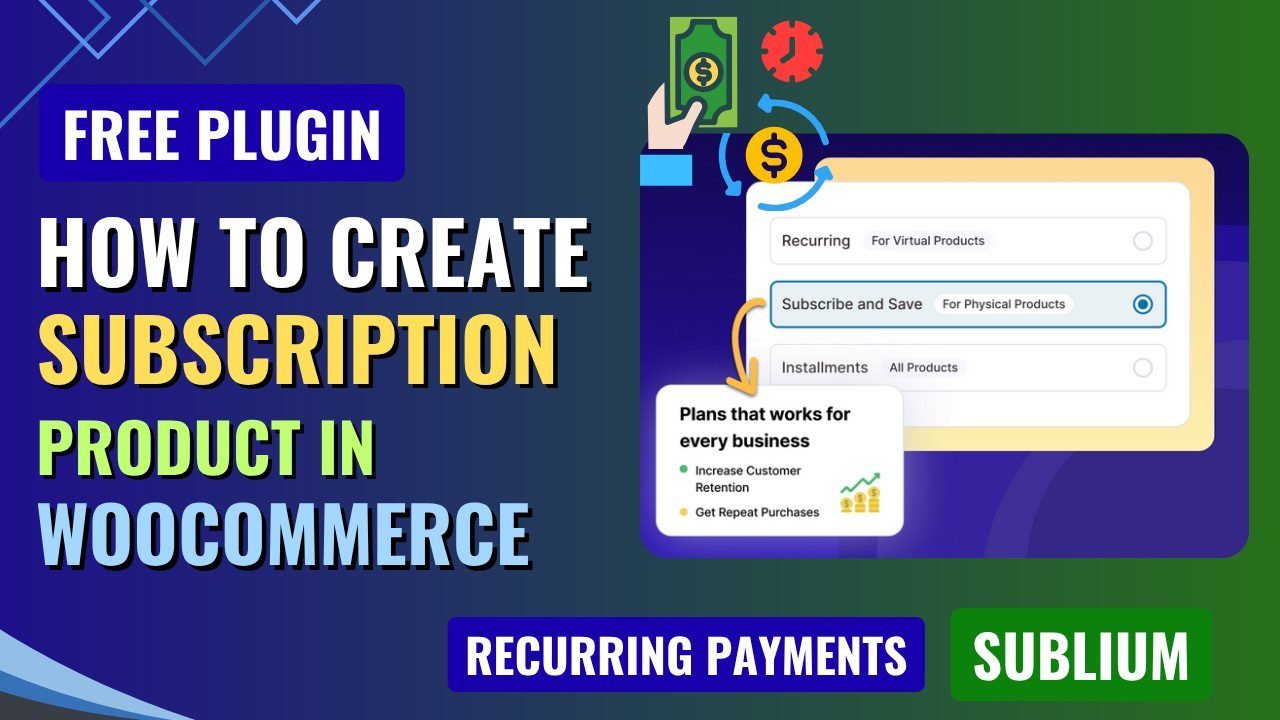 WooCommerce Subscription Plugin