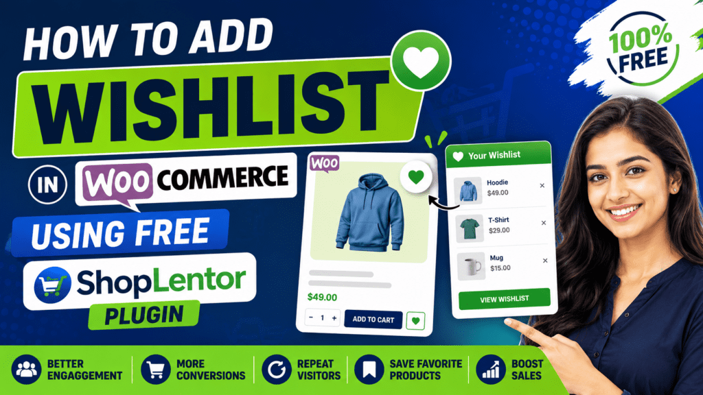 How to Add Wishlist in WooCommerce Using Free ShopLentor Plugin