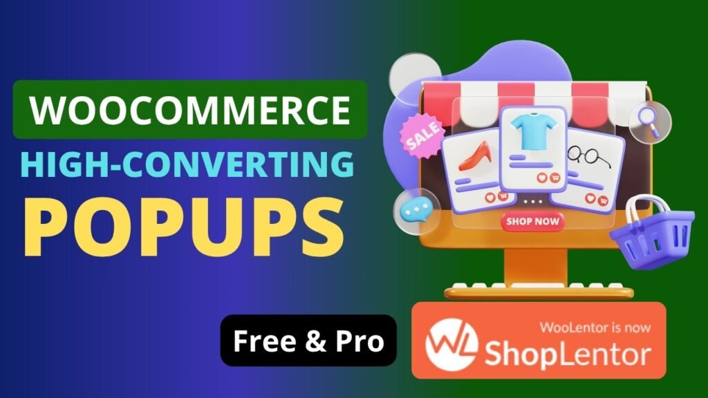 create popups in WooCommerce
