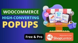 create popups in WooCommerce