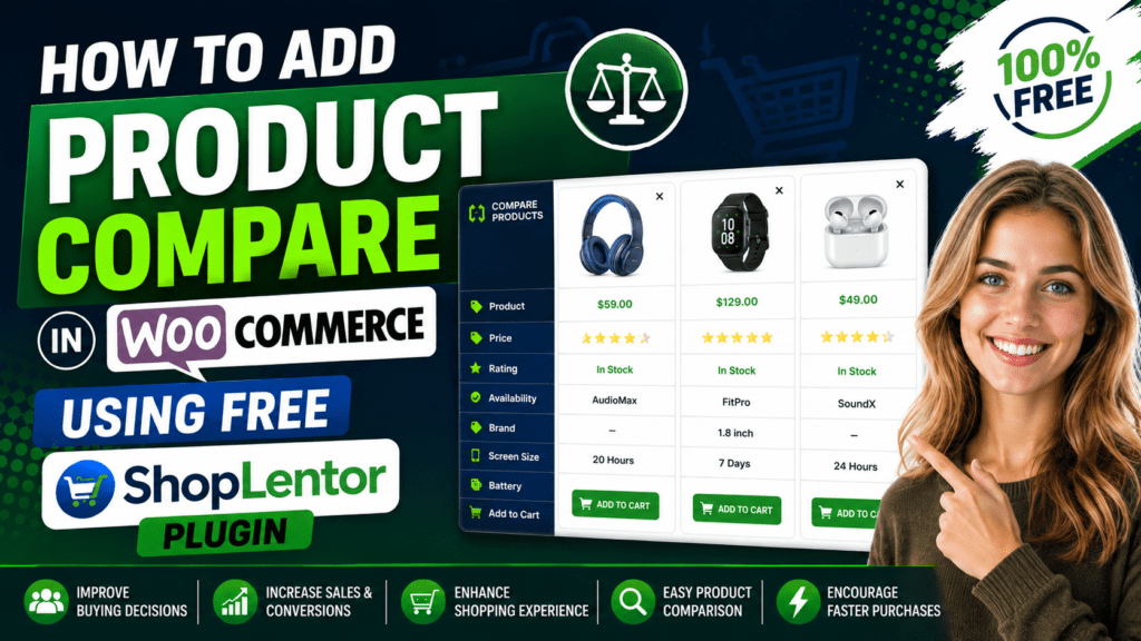 How to Add Product Compare in WooCommerce