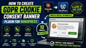 Cookie Consent Banner Plugin Built with Claude AI