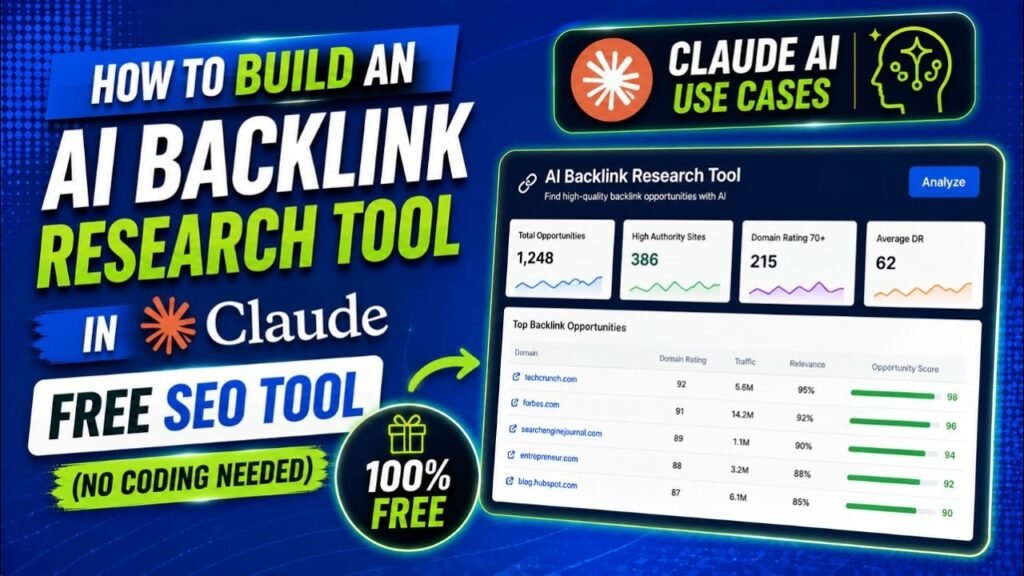 How to Build an AI Backlink Research Tool in Claude
