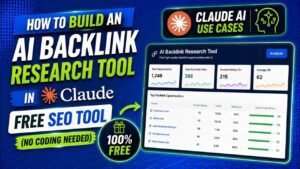 How to Build an AI Backlink Research Tool in Claude