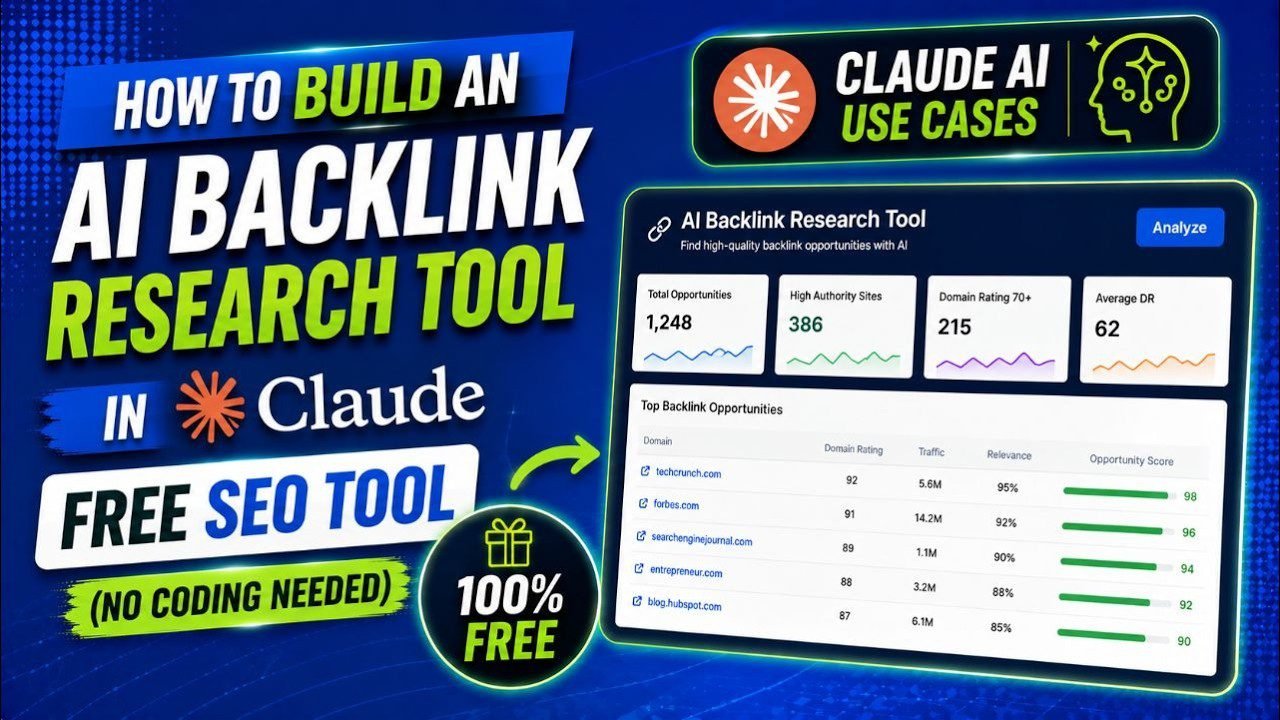 How to Build an AI Backlink Research Tool in Claude