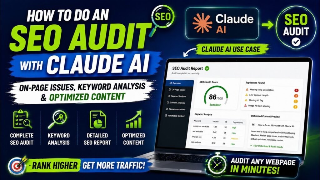 SEO Audit with Claude AI: On-Page Issues, Keywords & Content