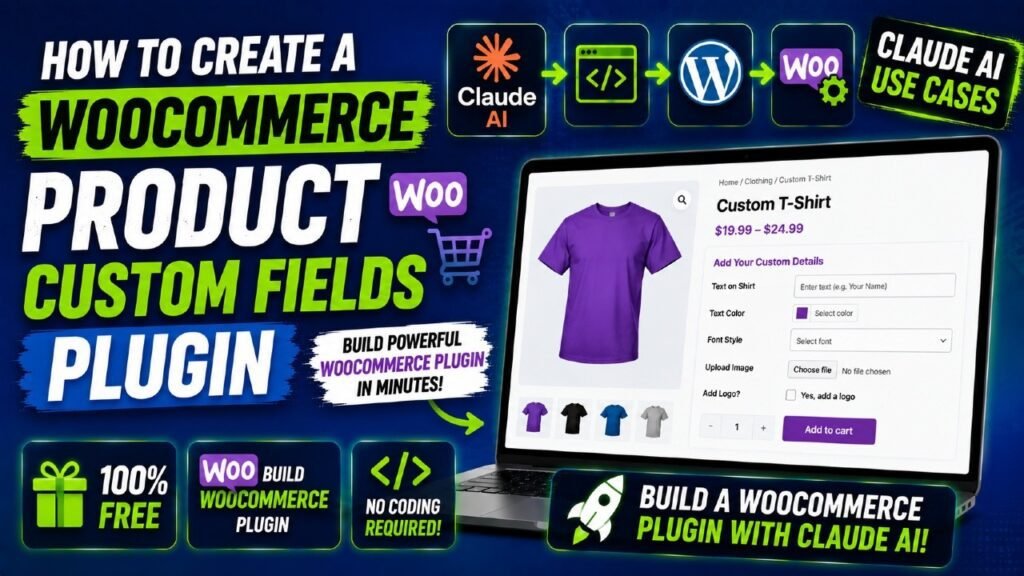 Free WooCommerce Product Custom Fields Plugin Using Claude AI