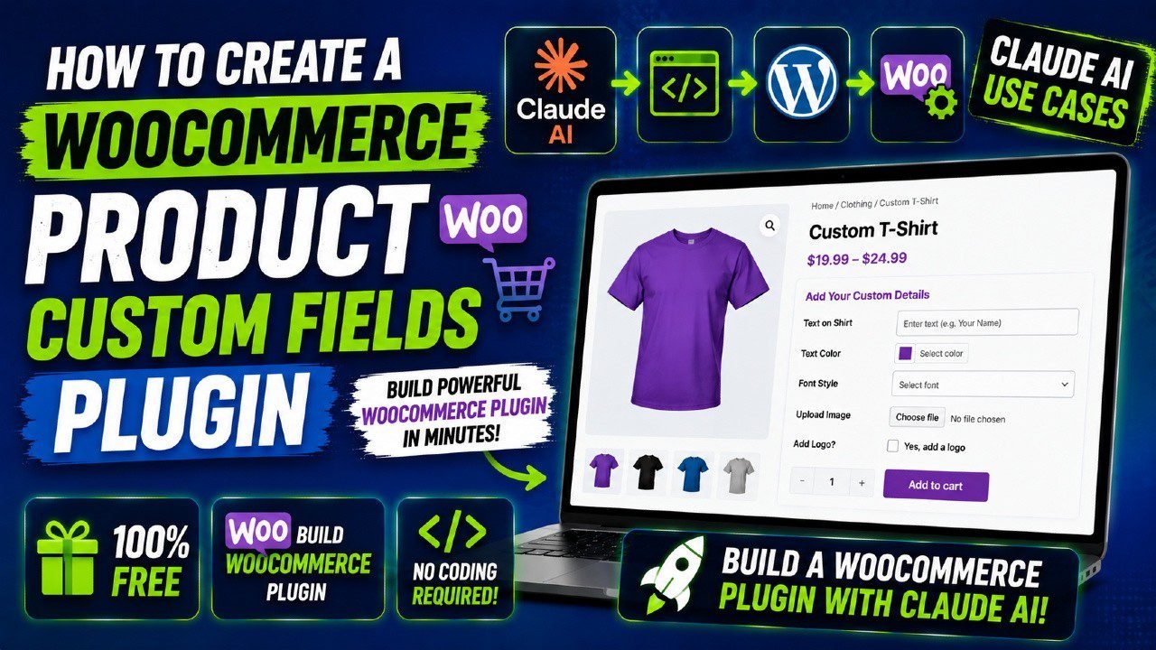 Free WooCommerce Product Custom Fields Plugin Using Claude AI