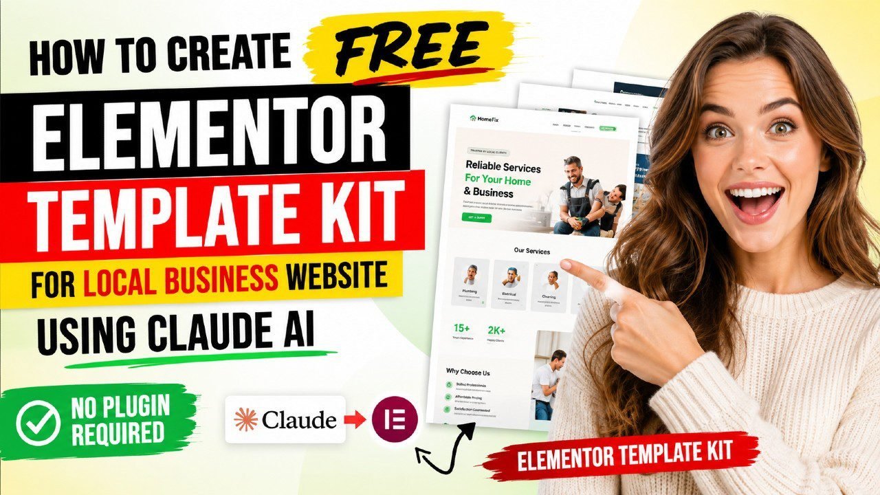 How to Create an Elementor Template Kit Using Claude AI