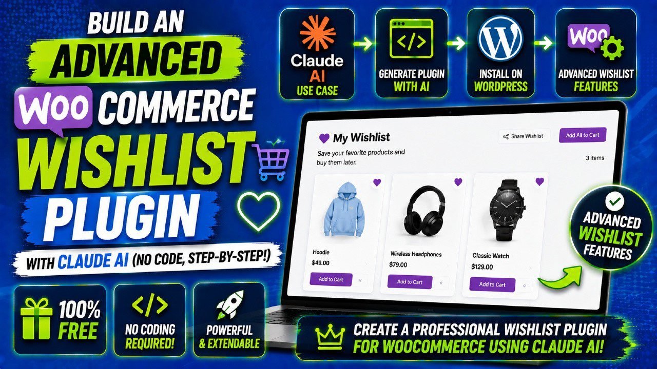 WooCommerce Wishlist Plugin Built with Claude AI