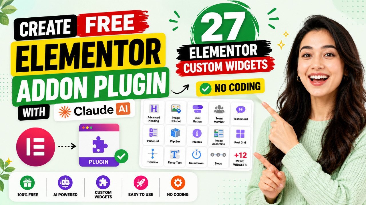 Free Elementor Addon Plugin with Claude AI