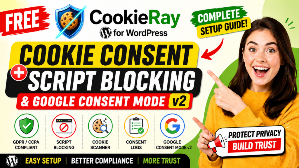 How to Set Up Cookie Consent in WordPress with CookieRay