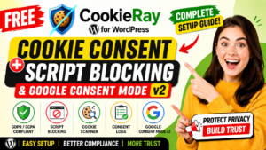 How to Set Up Cookie Consent in WordPress with CookieRay
